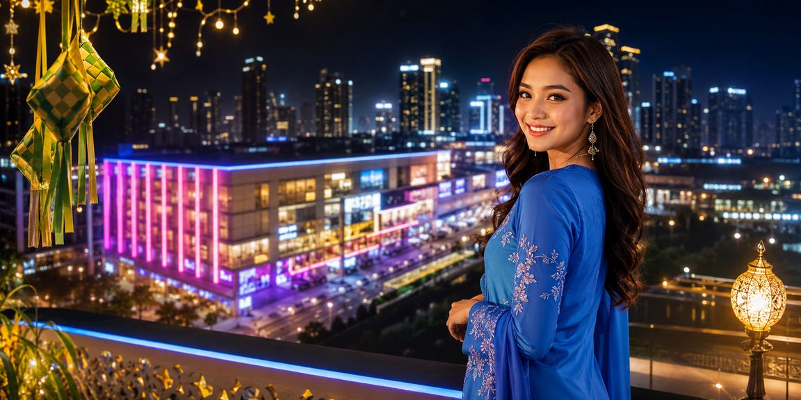 Blackjack casino atmosphere in Johor Bahru with traditional attire